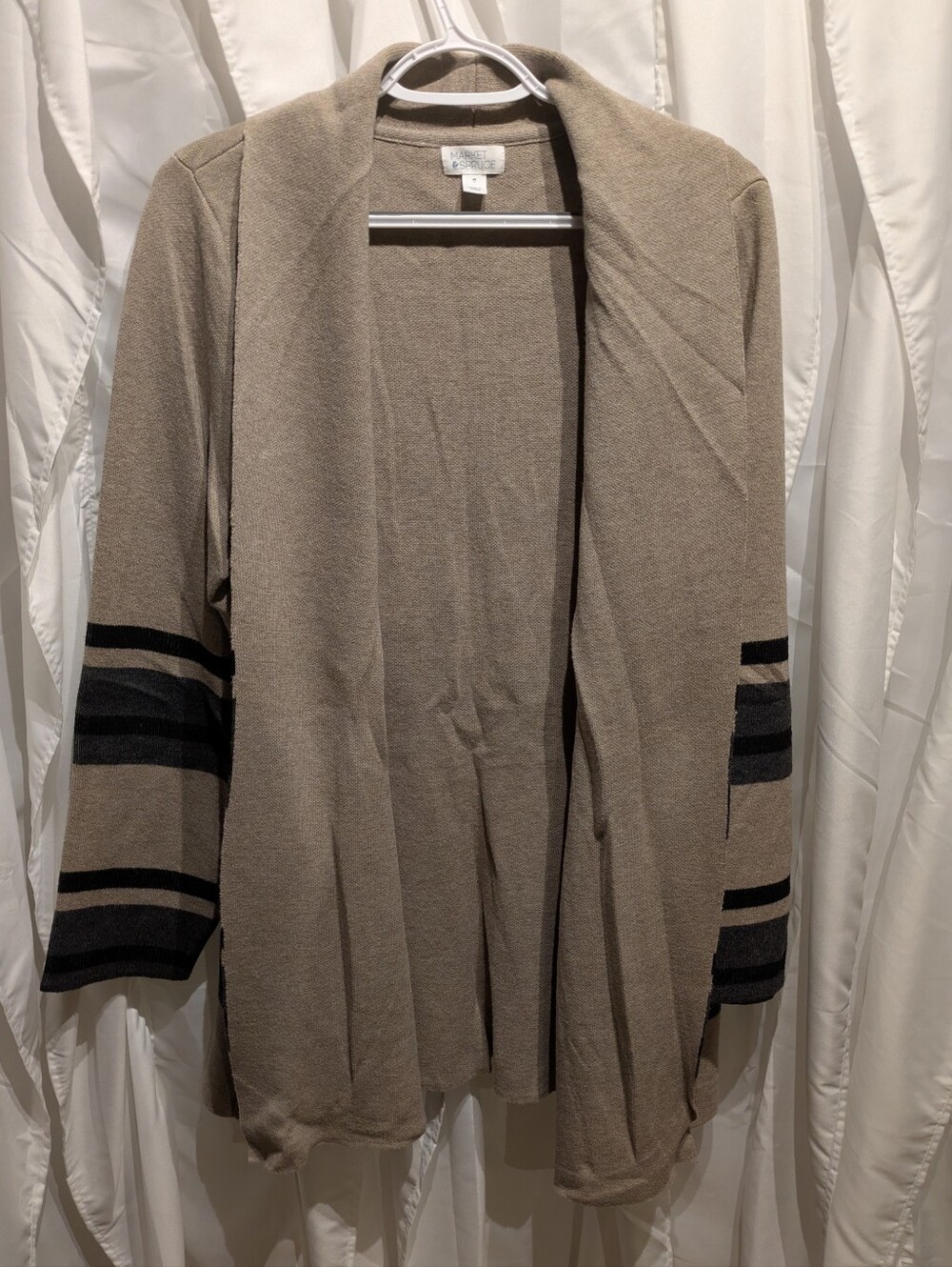 17 ✨ Market & Spruce Striped Open Front Cardigan Sweater ✨